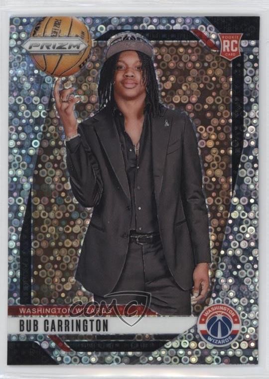 2024-25 Panini Prizm Variation Fast Break Bub Carrington #244 Rookie RC