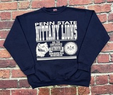 Vintage 90s Penn State Nittany Lions NCAA Big Ten Crewneck Sweatshirt USA Large