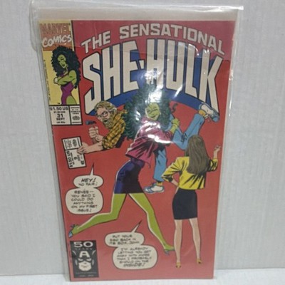 Marvel Comics The Sensational She-Hulk #31 1991 John Byrne Copper Age Comic Book