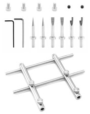 QWORK DSLR Camera Repair Tool Kit - 3/8" to 3-15/16" Lens Repair Set, Anti-Magne