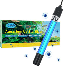 Aquarium Light 5W for 20-75 Gallon Submersible Clean Green Lamp CTUV-H6F/CTUV-H5