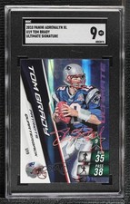 2010 Adrenalyn XL Ultimate Signature Tom Brady #U19 SGC 9 MINT r1i