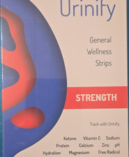 Urinify Strength Urine Test Strips White Blue Red Model X0030Q8NZ7
