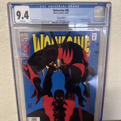 WOLVERINE #88 (1994) - CGC 9.4 - DELUXE EDITION 1ST DEADPOOL VS. WOLVERINE