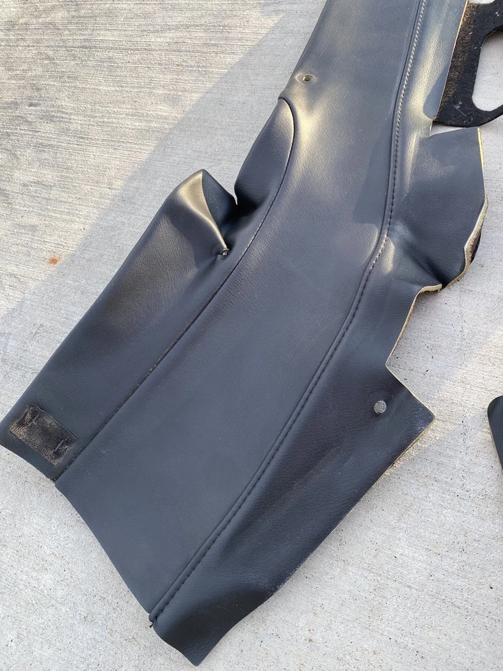 Honda S2000 S2k 2005 consola central tapicería de cuero alfombrilla negra fabricante original Foto 4 de 4