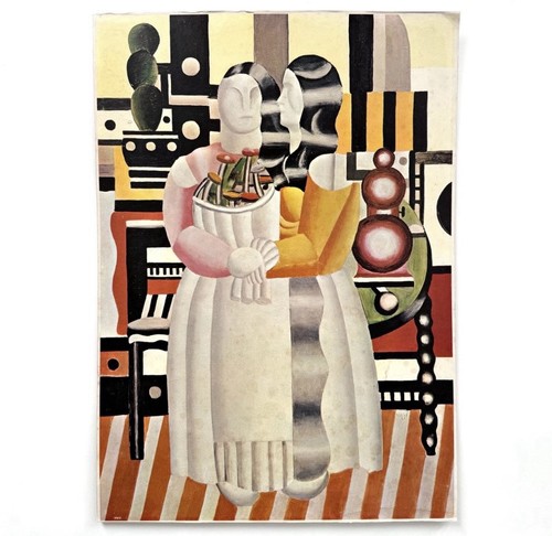 Vintage Fernand Léger Lithograph “Two Women” from Perls Gallery NY Pop Art