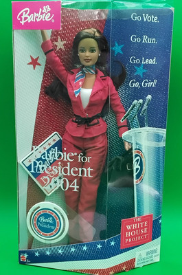 Barbie For President 2004 The White House Project Doll G6177 NEW IN THE BOX NRFB