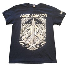 Amon Amarth Double Sided Band Graphic T-Shirt Black Medium