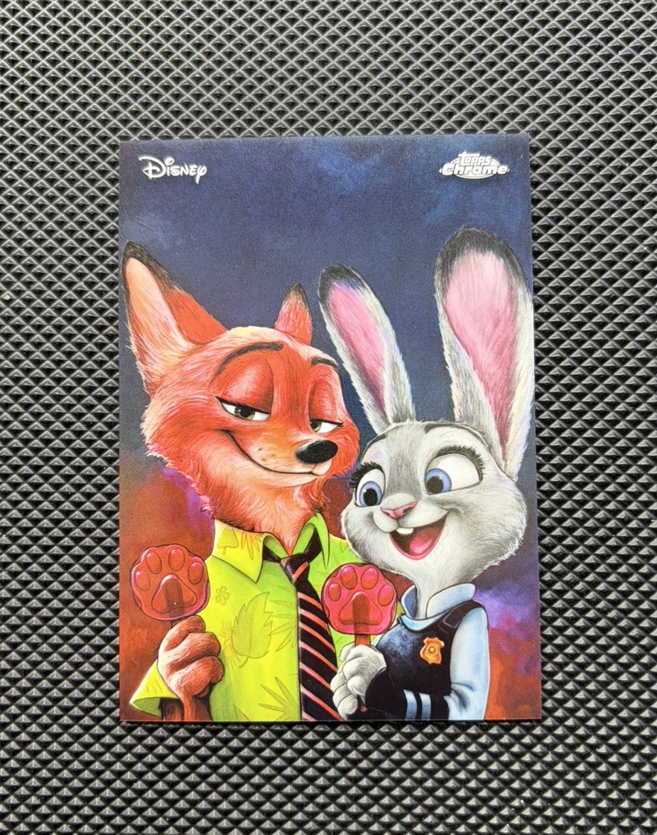 Zootopia #AD-9 2026 Topps Chrome Disney Art Of Disney trading card — raw and PSA graded price guide