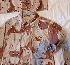 Operation Desert Storm Desert Camouflage Fatigues Shirt Medium — photo 2