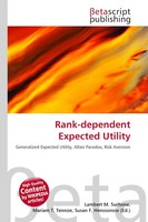 Lambert M. Surhone (U. A.) | Rank-Dependent Expected Utility | Taschenbuch