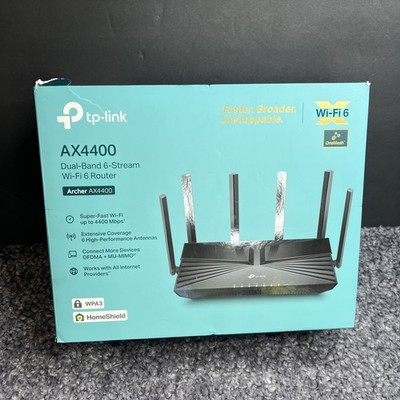 TP-Link Archer AX4400 DualBand 6-Stream WiFi6 Wireless Gigabit Router NIB