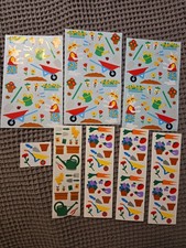 Vintage Mrs. Grossman's BUNNY GARDENER Sticker Sheet Lot