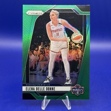 2024 Panini Prizm WNBA Elena Delle Donne Green Prizm #7 Washington Mystics