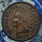 1891 Indian cent  {{{1A54