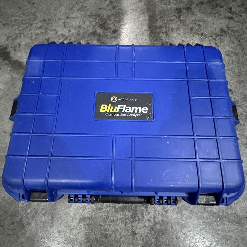 Accutools BluFlame CO Combustion Analyzer Test Kit with Carry Case