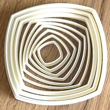 Round convex Cookie Cutter, Various Sizes, Square Cutter, Round Cookies