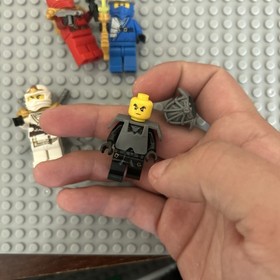 Lego Ninjago ZX Minifigure Lot All 4 Ninjas Kai Zane Cole Jay 9449 Good