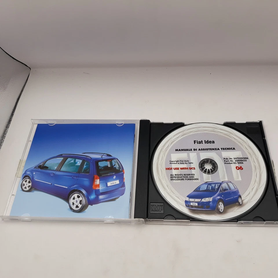 Manuale officina di Assistenza Tecnica per Fiat Idea CD ROM -Interattivo 05/2006 - Immagine 4 di 4