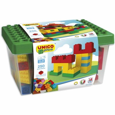 Androni Unico Plus Bausteine 250 Teile Konstruktionsbausteine ab 18 Monaten