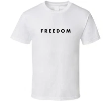 Freedom Charlie Kirk White T Shirt
