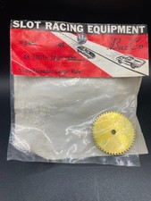 BuzCo 548 48 Tooth Spur Gear 5-40 Threaded Center Vintage Slot Car Parts NOS