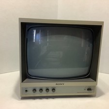 Vintage 1991 Sony SSM-121 Black and White Video Monitor 12" Please Read