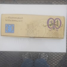 The Illuminated Lettering Kit Calligraphy Set with Pen, Paints, Accessories, La  