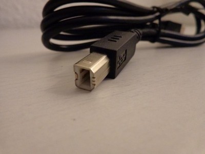 1,5m USB Druckerkabel USB-A auf USB-B Datenkabel Kabel Rund USB Stecker