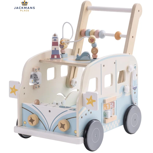 ROBUD Wooden Baby Walker for Toddlers, Toys Push Beige + Blue +
Opens in a new window or tab