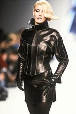 Iconic CLAUDE MONTANA Runaway 1991 Leather Se...