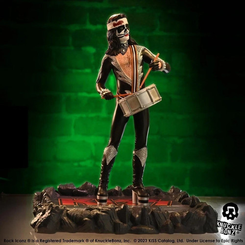 Kiss Destroyer The Demon Starchild Spaceman Catman Set Of 4 statue KNUCKLEBONZ - Photo 17 sur 21