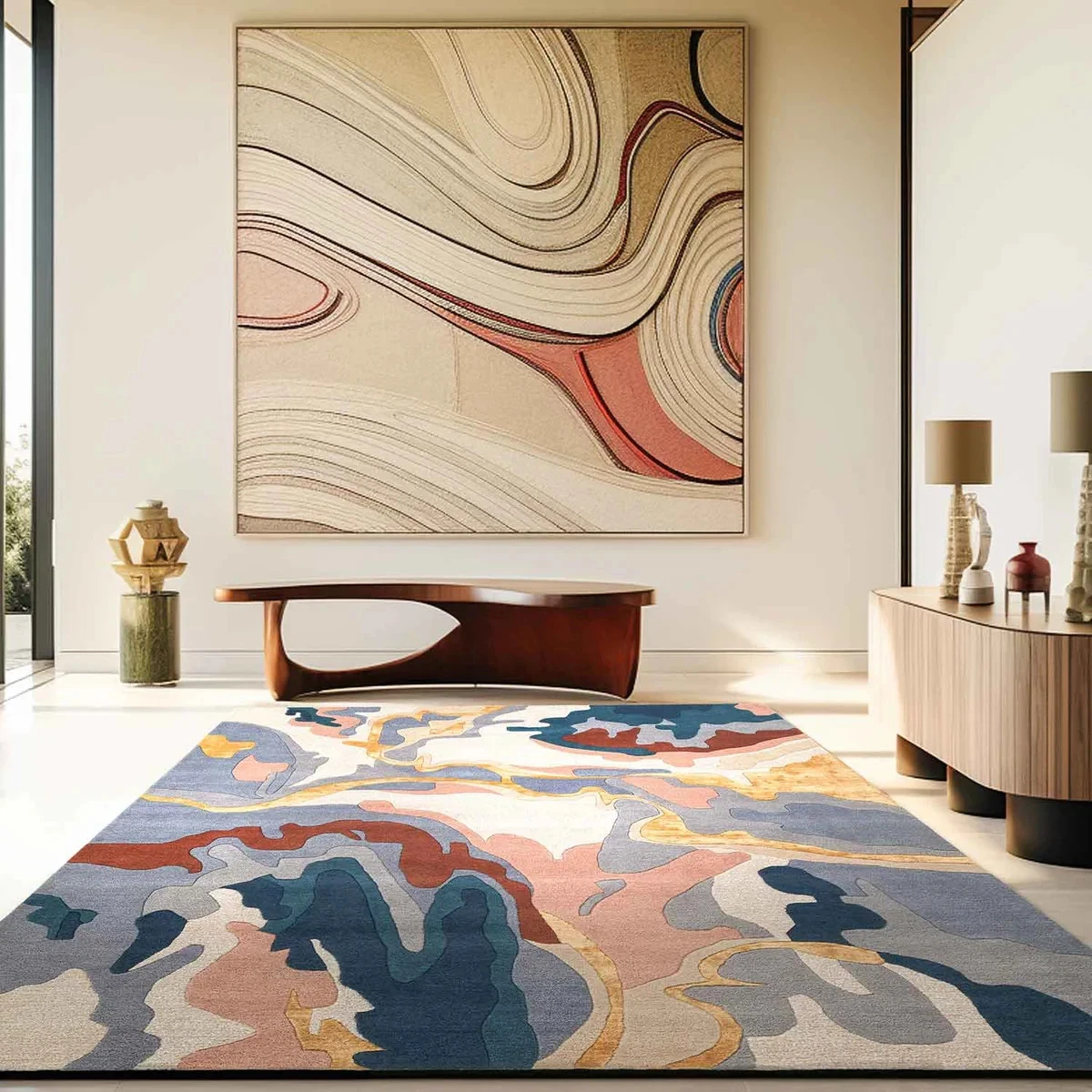 Rug Hand Tufted Woollen And Viscose Rug for home decor area rug 8x10|8x12|9x10|