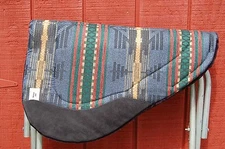 RIDERS CHOICE SADDLE PAD NAVY BLUE BARREL FREE SHIP NEW MADE IN ALABAMA USA