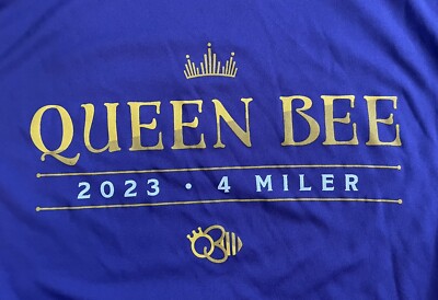 2023 Cincinnati Queen Bee 4 Mile XL Uni-Sex Shirt/Medal/Earring/Purse/Poster