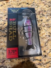 MIKE BUCCA 3.75" BABY BULL SHAD SLOW SINKING SWIMBAIT .5 OZ -RAINBOW TROUT