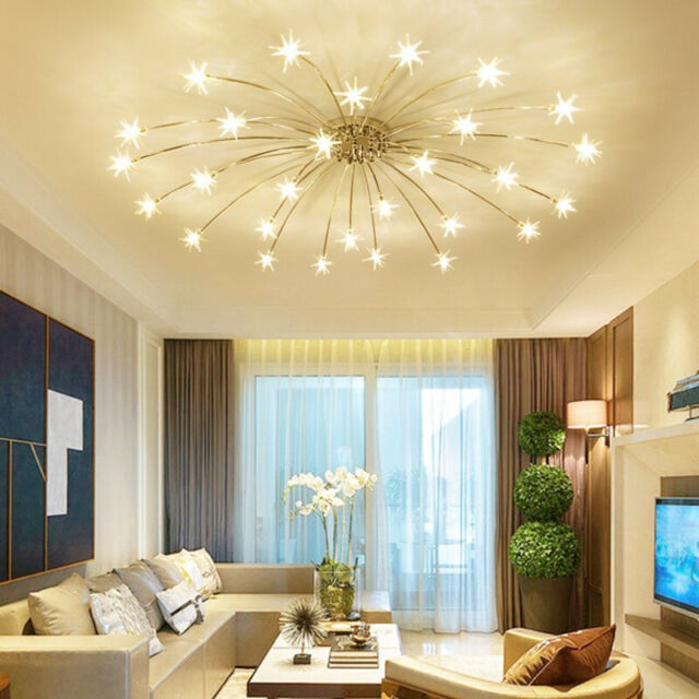 Modern Bedroom Living Room Acrylic Led Chandelier Lighting Lamp Ceiling Pendant