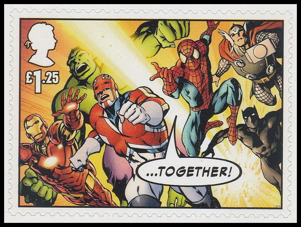 GB 4192e Marvel Superhero Captain Britain Spiderman 1st single M