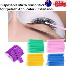 Micro Brush Disposable Extension Make up Stick Eyelash Applicator Mascara Wands