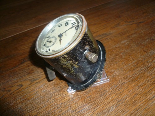 Reloj de automóvil de 8 días Sessions de la década de 1930 - sin probar - montaje en tablero - Imagen 3 de 5