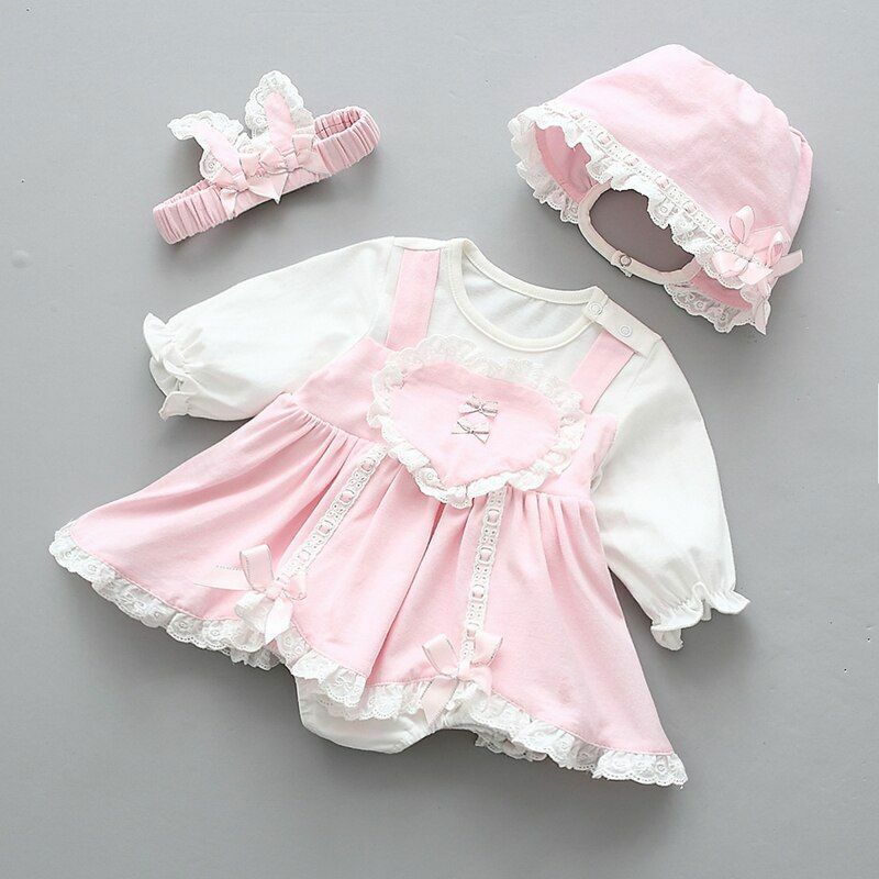 Baby Girl Dress Clothing Set Newborn Infant Baby Doll Clothes Cute Outfits  Set | eBay