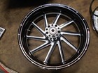 2040-0347 ROLAND SANDS 18x5.5 07 FLSTF BILLET REAR WHEEL CONTRAST HARLEY DAVIDSO