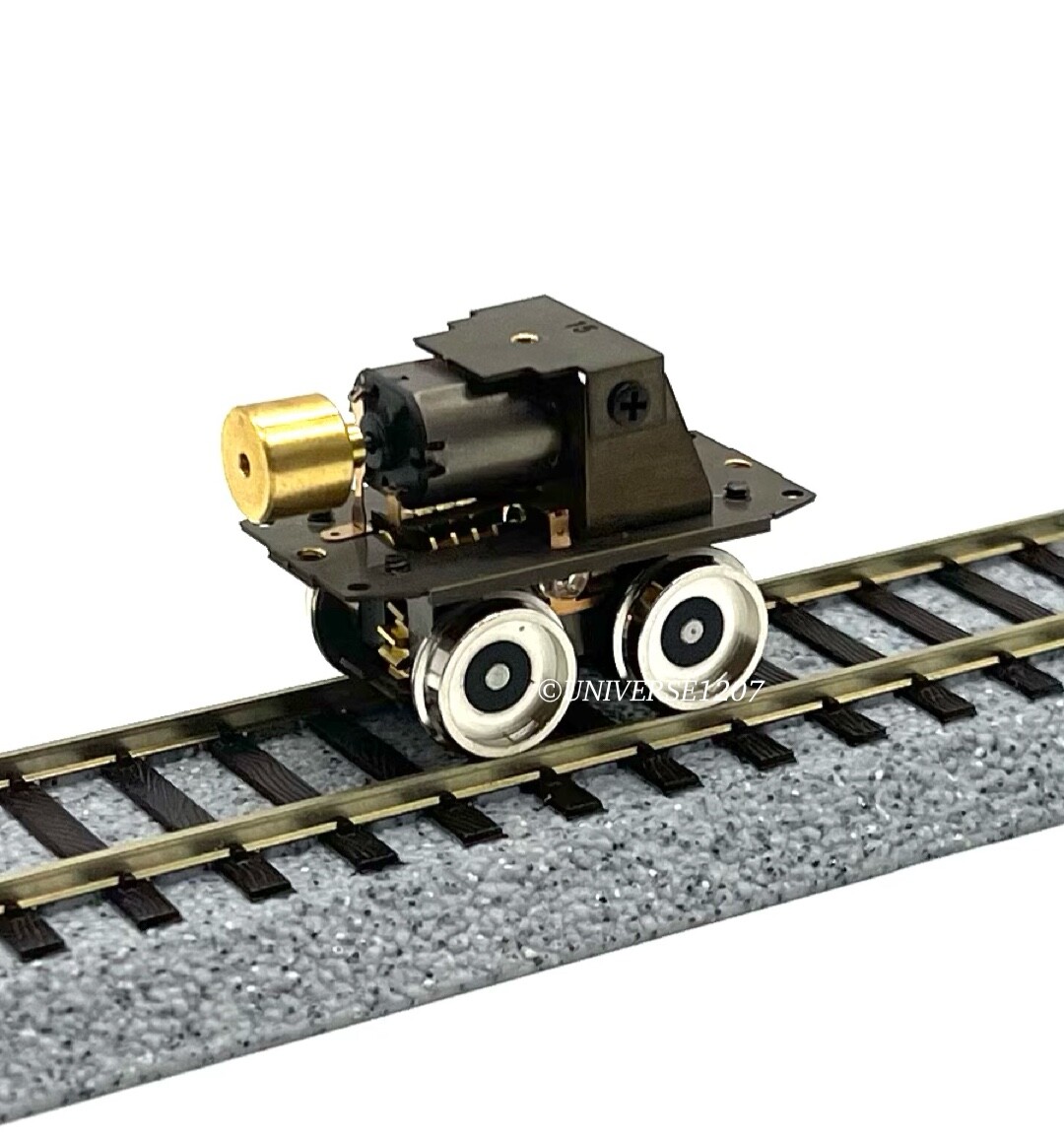 Bogie/truck Aru-Model HO-17T - Échelle HO/Oe - Pour Modélisme Ferroviaire - Neuf En Laiton/métal