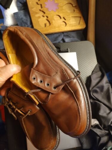 Barrington 11D Brown Oxford Men's Dress Shoes Italy 74525 Comfort Line - Picture 2 of 20