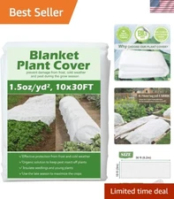 Multi-Functional 10 x 30 ft Plant Covers - Effective Frost & Weather Protection
