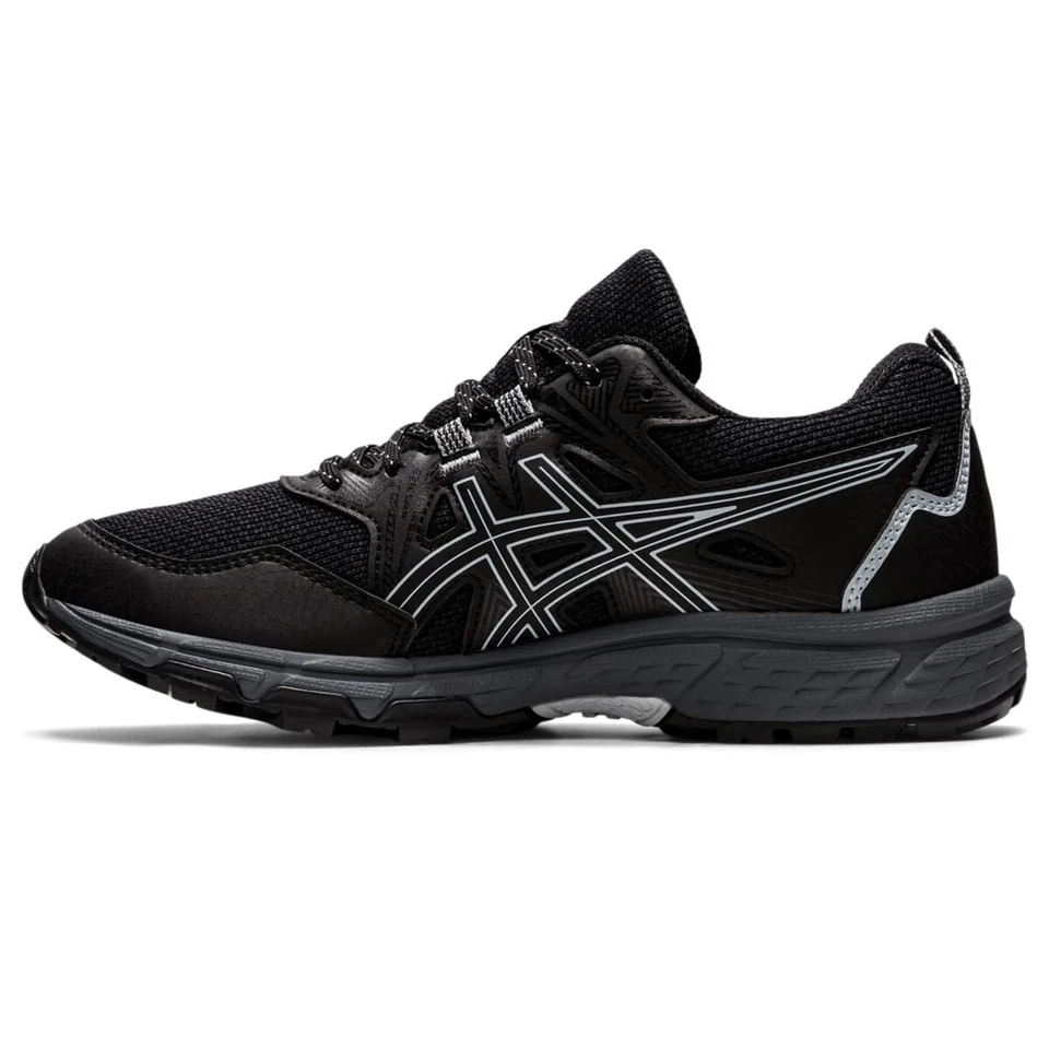 Zapatos para correr ASICS Gel-Venture 8 para mujer, negros/gris Piamonte talla 7,5 B nuevos Foto 3 de 4