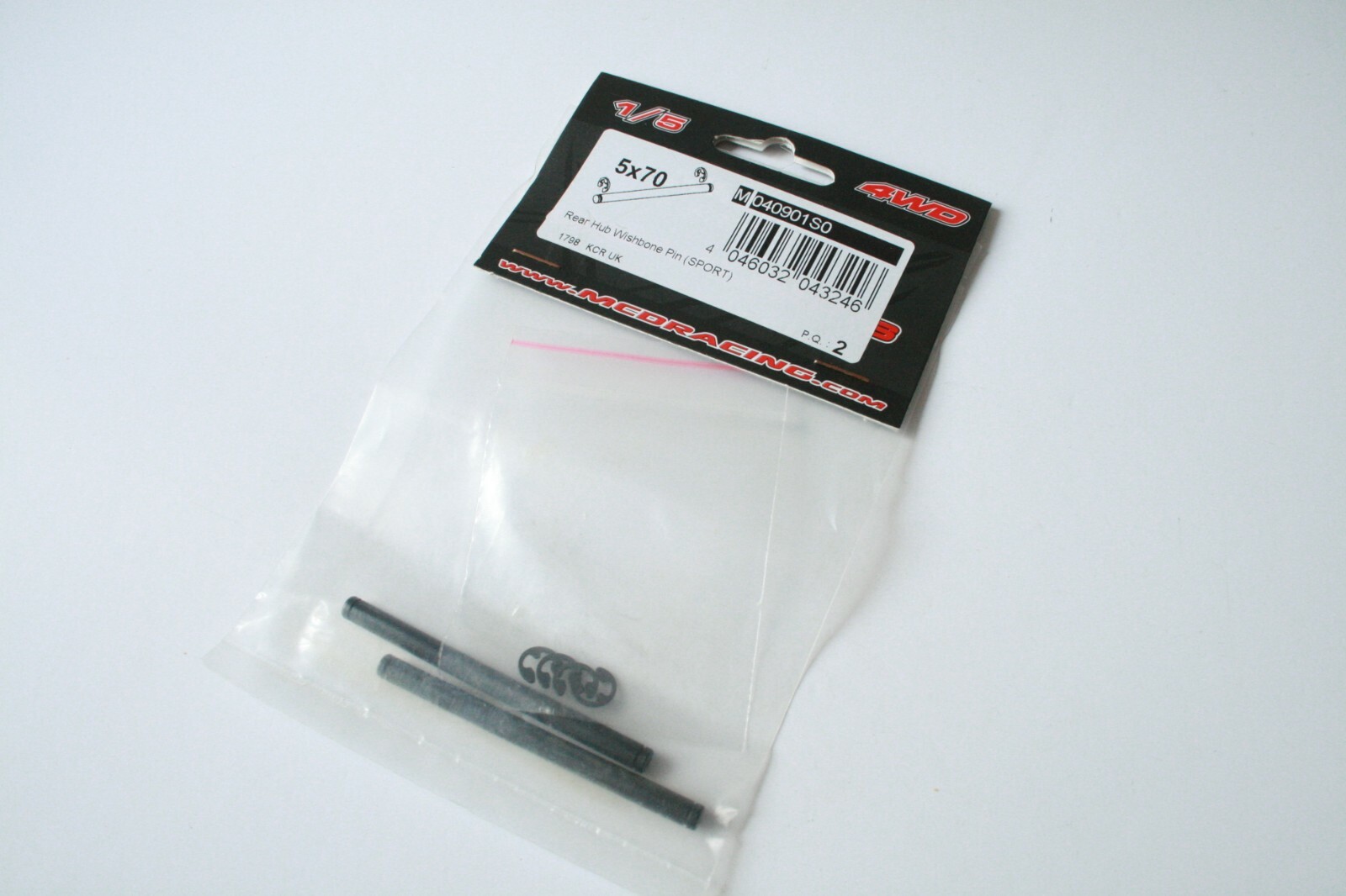 MCD Rear Hub Wishbone Pins (Sport) - M  040901S0 Race Runner V4 Sport