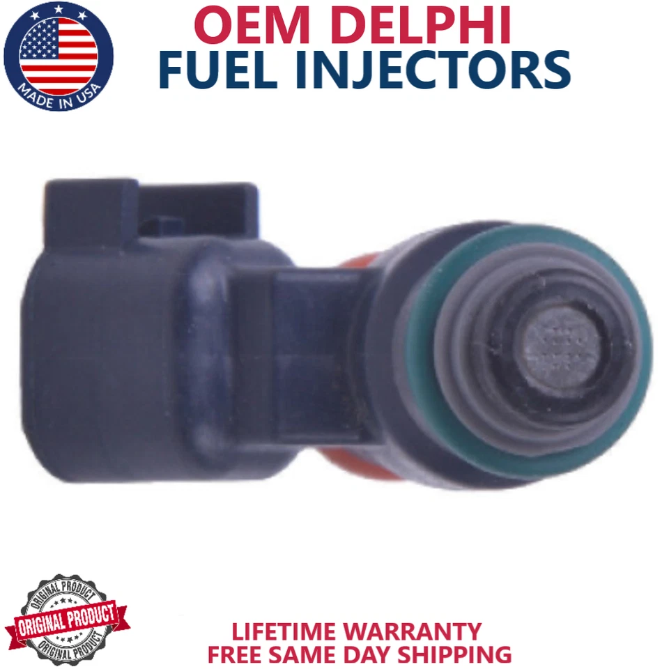 NOVO GENUÍNO DELPHI x1 injetor de combustível para 2010 2011 2012 2013 2014 GMC Yukon 6.2L - Imagem 3 de 3