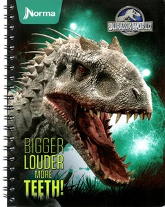 Jurassic World 15 Norma Mexico 100 Page Spiral Notebook Bigger Louder Ebay