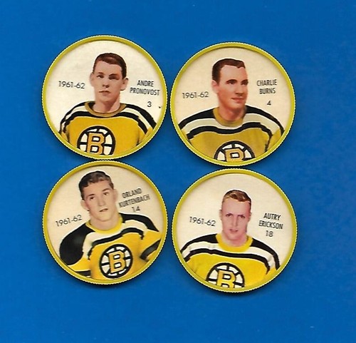 1961-62 MONEDA DE HOCKEY JELLY SHIRRIFF SALADA FOODS NHL 61-62 MONEDAS 1-120 VER LISTA - Imagen 12 de 457
